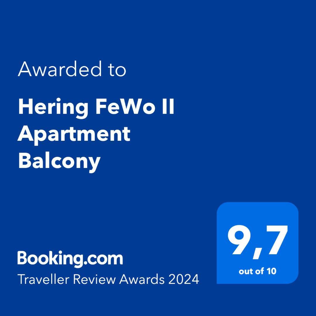 Hering Fewo II Apartment Balcony วีคเอาฟ์รือเกน ภายนอก รูปภาพ